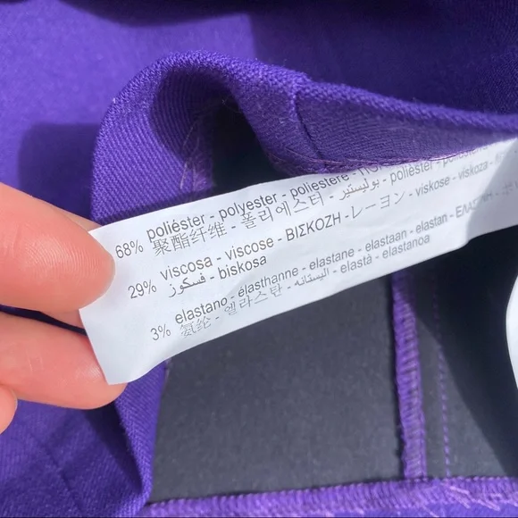 π ZARA PURPLE LONG SLEEVE CROP TOP! - Picture 8 of 10